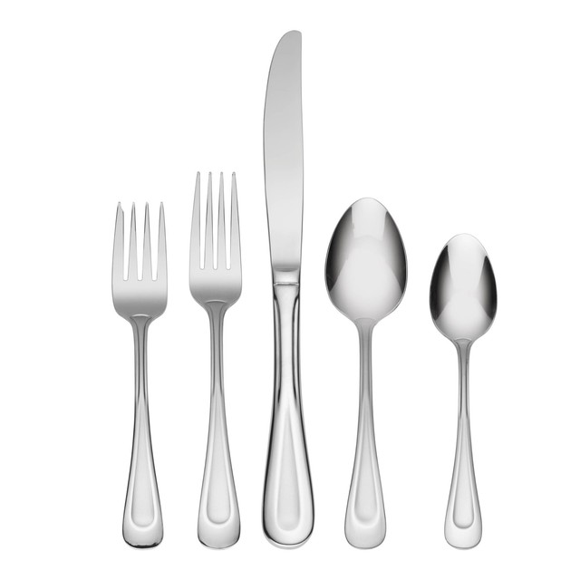 Oneida Satin Sand Dune 20-Piece Everyday Flatware Set