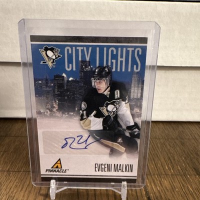 Panini 2010-11 Pinnacle City Lights Evgeni Malkin Penguins Auto #72 /100