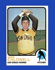 1973 Topps Set-Break #182 Mike Caldwell NR-MINT *GMCARDS*