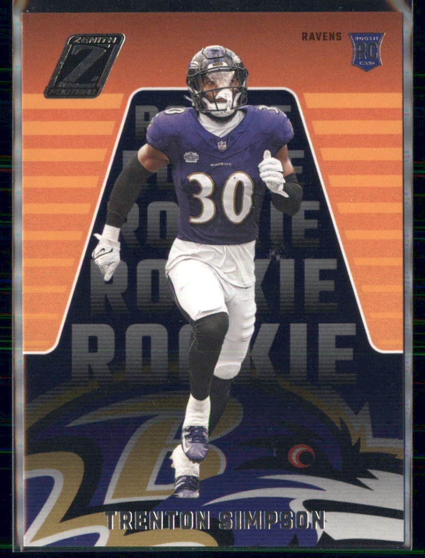 Trenton Simpson Panini Zenith #187 Base