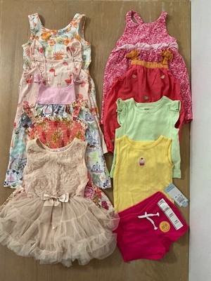 Carter's, Cat & Jack, Others Infant Girls Clothing Lot of 10 Size 18 Months 
