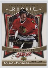 2007-08 Upper Deck MVP Rookie Gold Scripts 98/100 Colin Fraser #302 0f7x