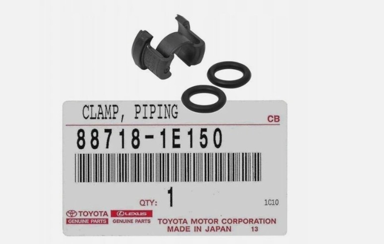 Genuine A/C Refrigerant Line Clamp Clip w/ O-Ring 88718-1E150