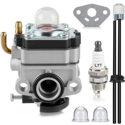 #ad #ad Carburetor For Walbro WYL 187 1 WYL 187 MTD Ryobi Fuel Line Kit Spark $18.88