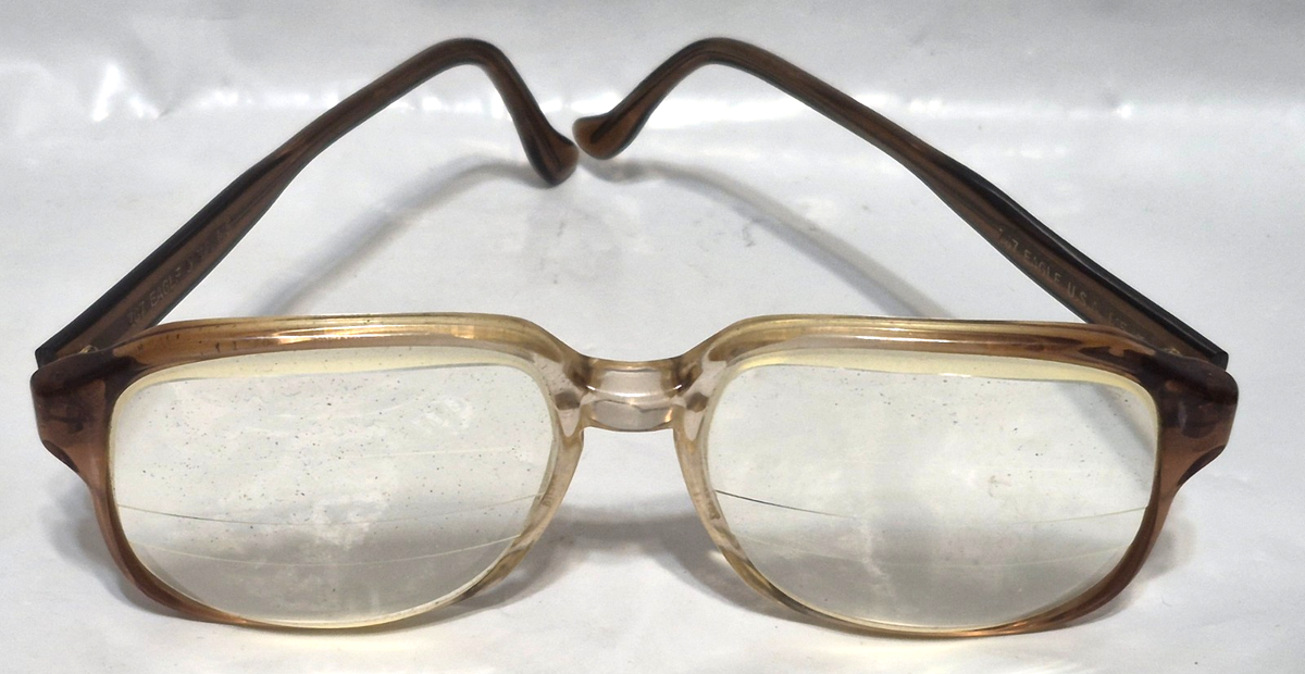 Vintage Eagle USA Z87 #145 Eyeglasses Frames w/ Tri-focal lenses