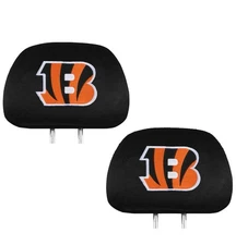 New Team ProMark NFL Cincinnati Bengals Head Rest Covers For Car Truck Suv Van