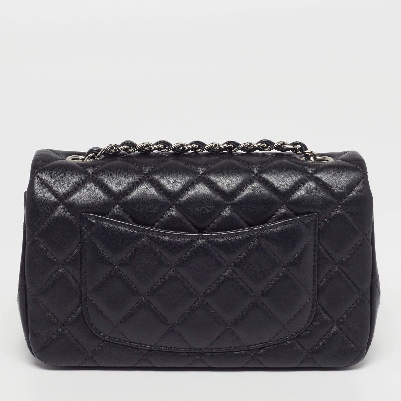 Chanel Classic Single Rectangular Flap Mini Black… - image 4