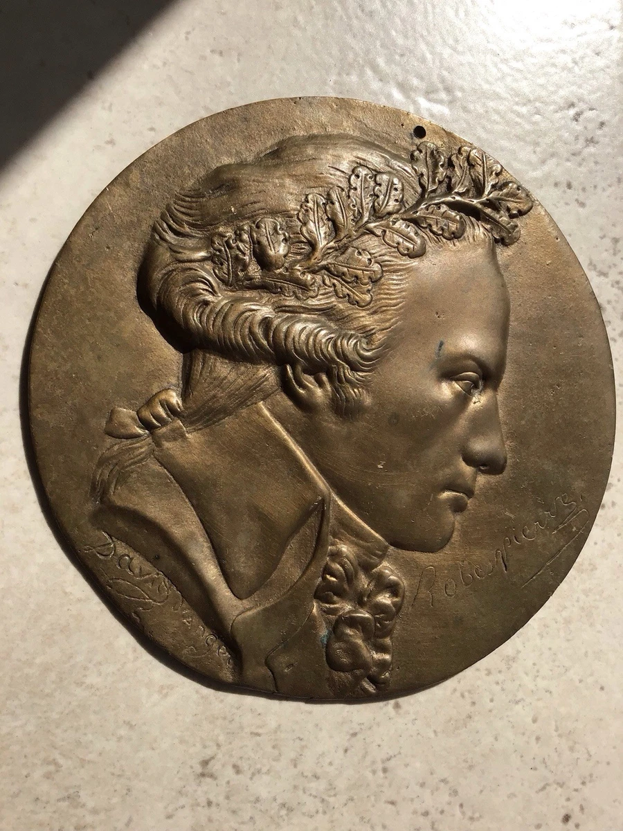 Médaillon Allégorique De La République En Bronze Et Cuivre Doré - XIXe Siècle - Objet Ancien Décoratif