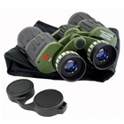 Perrini 60x50 Day & Night Military Binoculars Black/Green with Case