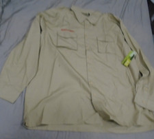 OFFICIAL BOY SCOUT UNIFORM 63295 LONG SLEEVE SHIRT SIZE ADULT 2XL SMALL STAIN