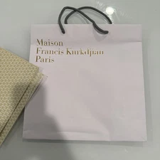 Maison Francis Kurkdjian Violet Gift Paper Bag Tote & Tissue 14.5”X14.5”X5