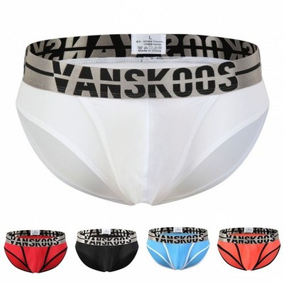 Atmungsaktive Unterhose Low Waist Slip klassisches Motiv Pouch Style Sexual Appe