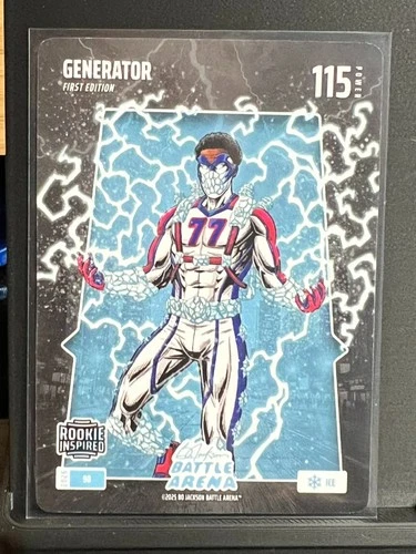 2026 Bo Jackson Battle Arena VJ Edgecombe #90 Generator Ice First Edition RC