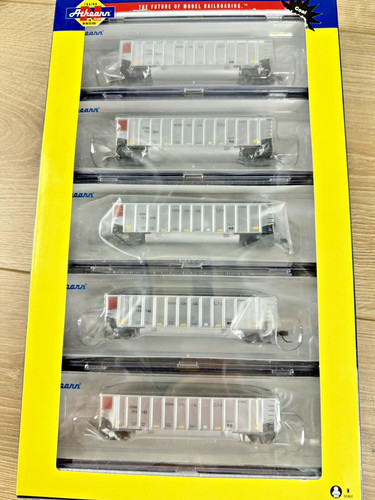 Paquete de 5 Athearn, escala N, Canadian National Bethgon Coalporters ATH 11907 NUEVO EN CAJA | Condition: New