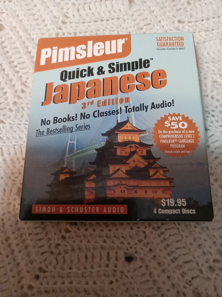 Pimsleur Japanese for sale | eBay