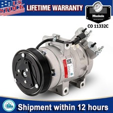 Ac Compressor For 2009-2012 Ford Escape 2009-2011 Mercury Mariner 2.5l Co 11332c