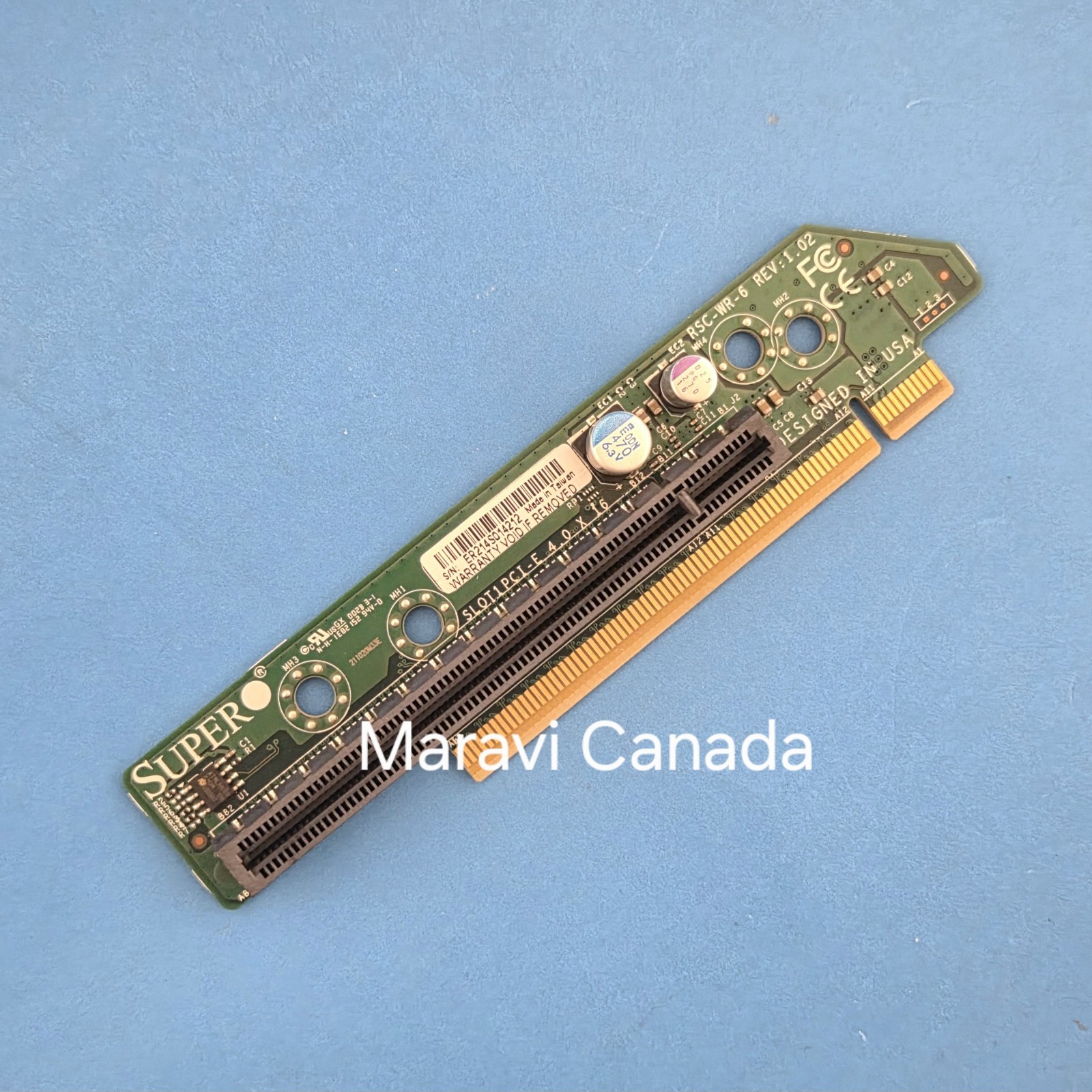 SUPERMICRO RSC-WR-6 1U Server PCIe x16 Riser Card Right Side | eBay