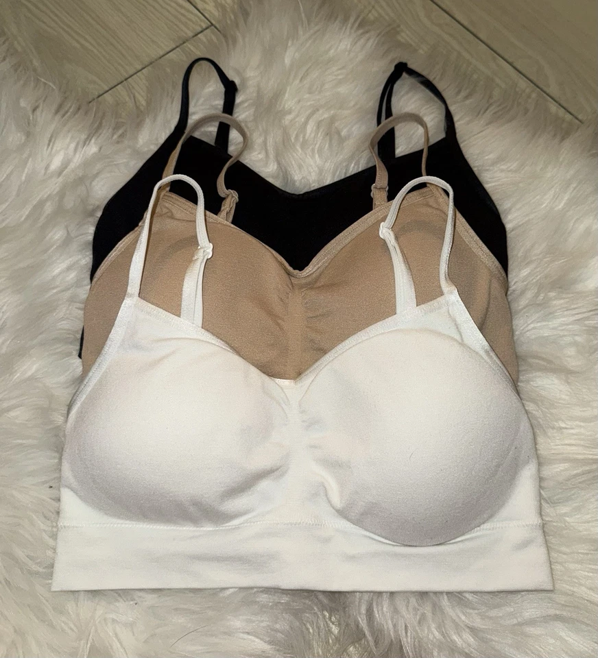 3 Sujetadores Bralettes Jockey Generation Forrados Sin Alambres Para Mujer S Pequeños Foto 2 de 4