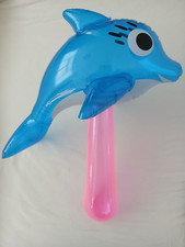 Inflatable Dolphin 50cm x 60cm (inc stick)
