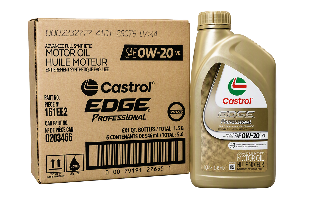 Castrol EDGE Professional VE (Formerly V) 0W-20 Full Syn Oil, Case
