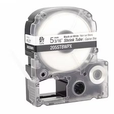 Epson 205Stbwpx Sleevelabel, White, Polyolefin, 3/16Inw