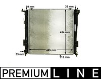 Mahle MotorküHler WasserküHler Premium Line CR 1320 000P FüR FD Hyundai CEE SW