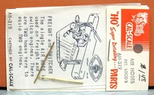 CAL-SCALE HO FREIGHT LOCOMOTIVE AIR HOSES # AH-319