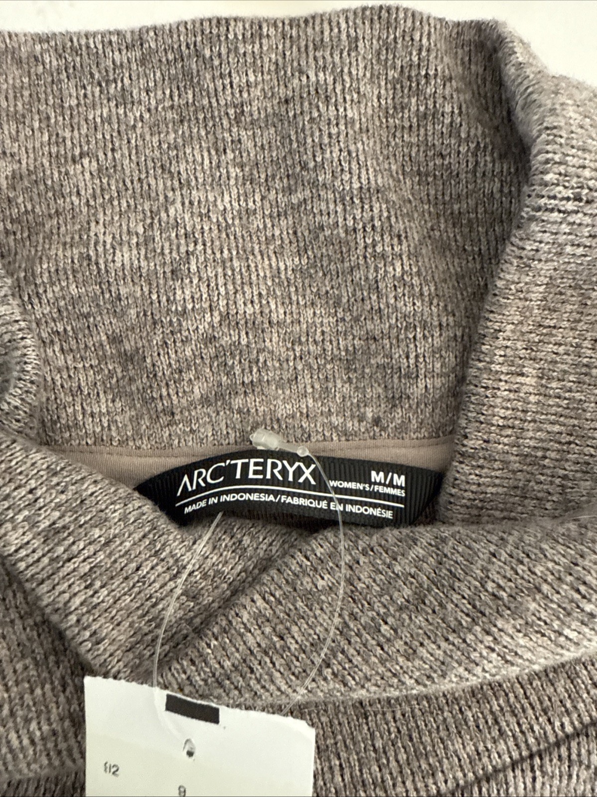 Maglione girocollo Arc'teryx Estella cappuccio grigio grande outdoor donna