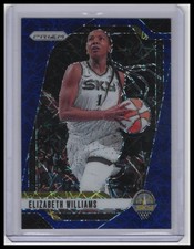 2024 Panini Prizm WNBA #24 Elizabeth Williams Blue Velocity Prizms