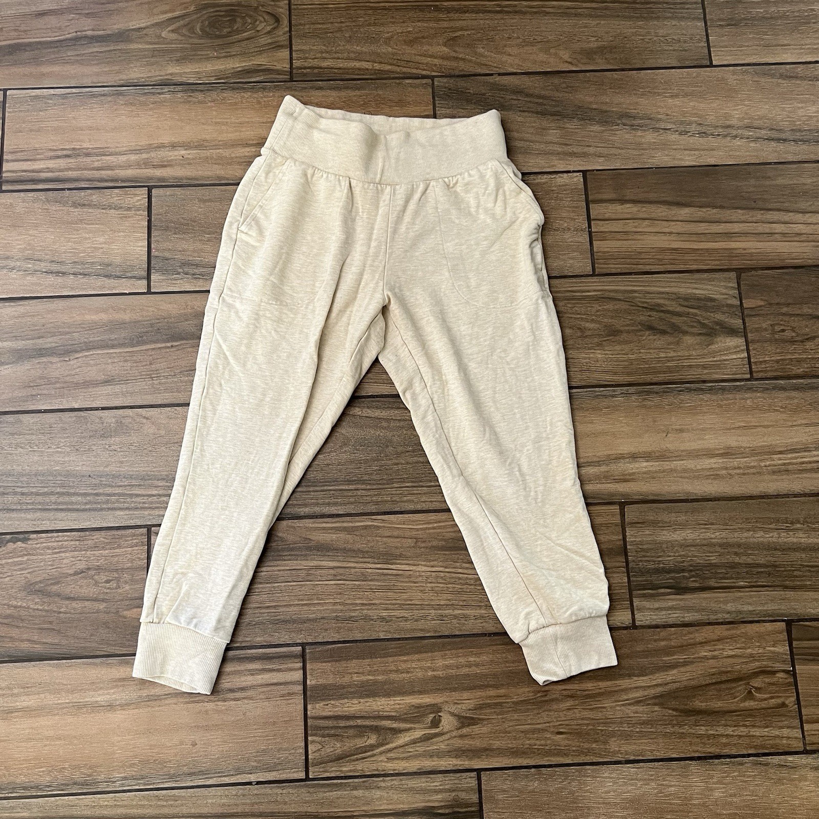 Nike Dri-FIT Oatmeal Fleece Jogger Sweatpants Womens Medium