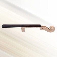 Violin Neck Rest Hand Made Wood Ebony Fingerboard for Unfinished