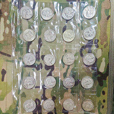 20 90 Silver Franklin Half Dollars Varies Years. Lot Of 20