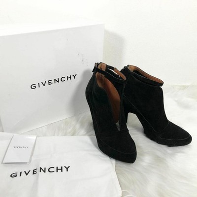 Women 7.0US Givenchy Suede Booties Short Boots Limited Edition VHTF Designer Col