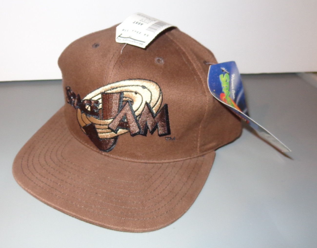 SPACE JAM Hat 1996 Brown Tan Jordan Bugs Bunny Rare VTG NWT Vintage 90's