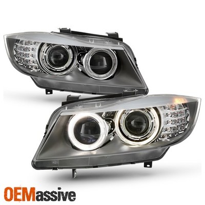 For 2009-2012 BMW E90 3-Series Sedan Wagon Projector Headlight w/LED Signal Pair