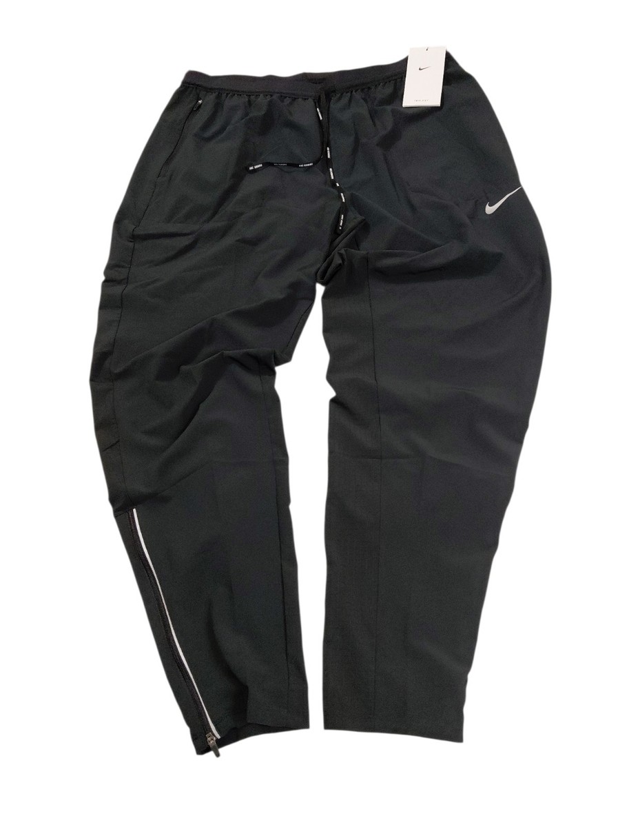 Nike Mens Pants Size XL Phenom Elite Woven Running Black CU5512