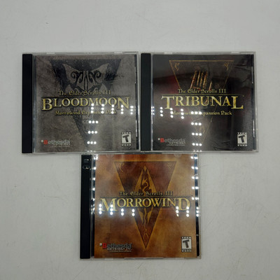 elder scrolls 3 morrowind PC With Expansion Packs