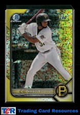 2022 Bowman #BCP-52 Maikol Escotto Chrome Prospects Yellow Mini-Diamond #/75