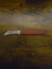 Clauss Red Handle Hawkbill Slipjoint Pocket Knife