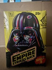 1980 Topps STAR WARS Empire Strikes Back Series 3 UNOPENED Wax Box 36 packs Bbce