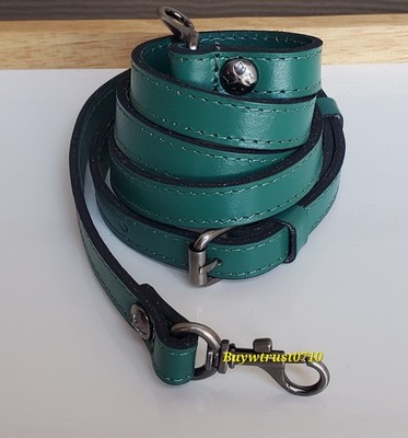 New Patricia Nash Green Leather Clip-On Replacement Crossbody 0.6'' Strap