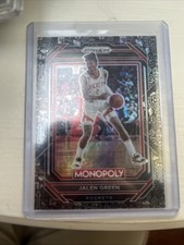 2022-23 Panini Prizm Monopoly - Jalen Green #31 Monopoly Black Prizm