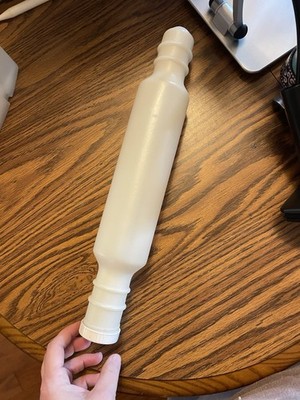 Vintage Tupperware Fill-N-Chill Rolling Pin 15.5  Pastry Dough Roller