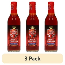 (3 pack) London Pub Traditional British Flavor Malt Vinegar 12.7 fl oz...