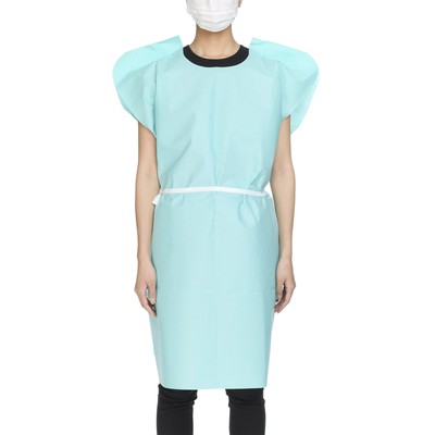McKesson Disposable Adult Tissue-Poly Exam Gown One Size Fits Most 50 Ct