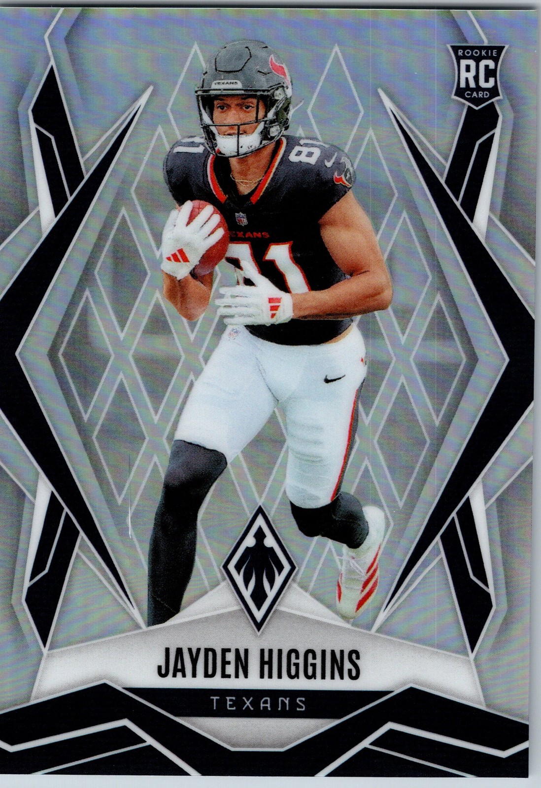 2025 Panini Phoenix #180 Jayden Higgins Silver Prizm