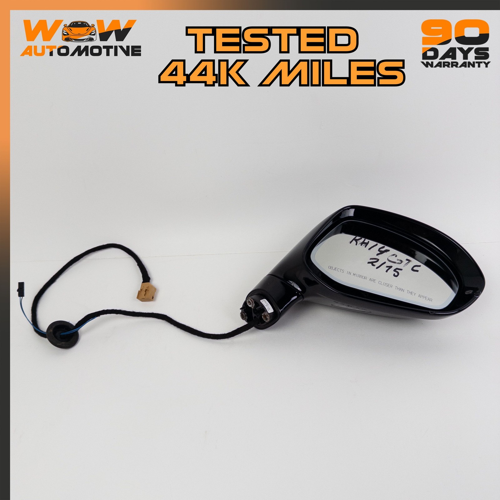 12-17 BENTLEY CONTINENTAL GT GTC RIGHT EXTERIOR REAR VIEW DOOR MIRROR OEM