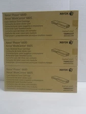 XEROX 106R02237  LOT OF 3 Cyan Metered Toner Phaser 6600 Workcentre 6605 NEW