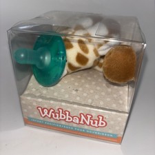WubbaNub Infant Pacifier Giraffe Plush Design 0-6 Months Original NEW in Package