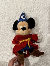   Walt Disney Sorcerer Mini Mickey Beanbag Stuffy Toy Plush New With Tags